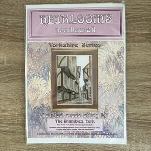 Heirlooms Needlecraft Yorkshire Series The Shambles, York Cross Stitch Kit